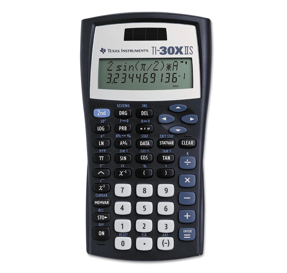 Image 725054.jpg, Product 725-054 / Price $19.90, Texas Instruments TI30XIIS Dual Power Scientific Calculator from Texas Instruments on TSC.ca's Home & Garden department