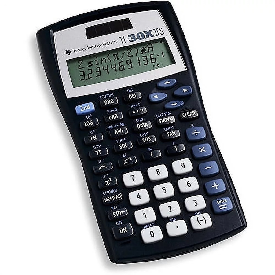 Image 725054_ALTMORE1.jpg, Product 725-054 / Price $19.90, Texas Instruments TI30XIIS Dual Power Scientific Calculator from Texas Instruments on TSC.ca's Home & Garden department