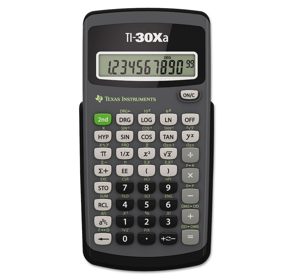 Image 725056.jpg, Product 725-056 / Price $14.99, Texas Instruments TI-30XA Student Scientific Calculator from Texas Instruments on TSC.ca's Home & Garden department