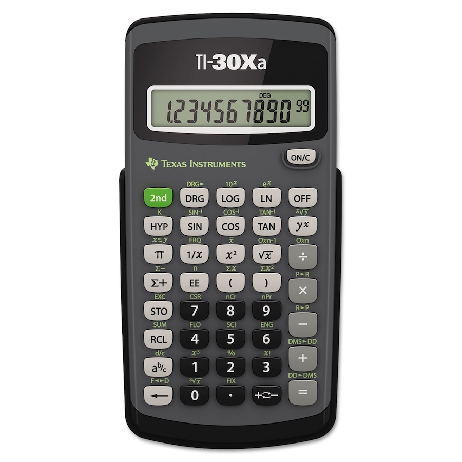 Image 725056.jpg, Product 725-056 / Price $14.99, Texas Instruments TI-30XA Student Scientific Calculator from Texas Instruments on TSC.ca's Home & Garden department