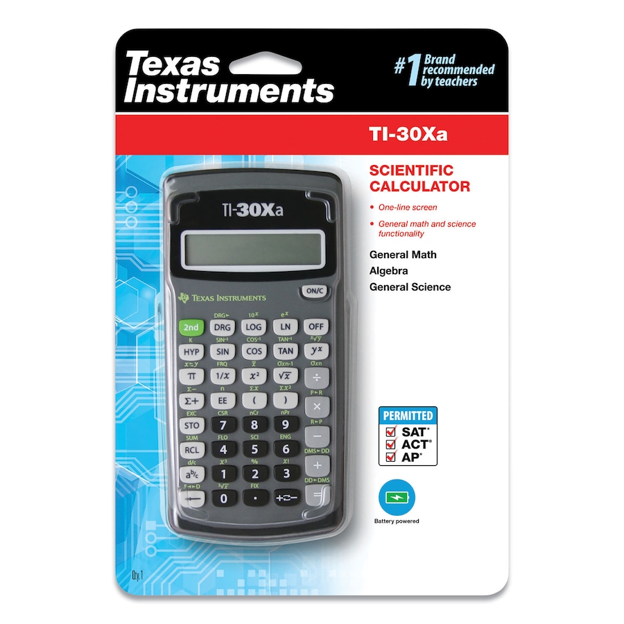 Image 725056_ALTMORE3.jpg, Product 725-056 / Price $14.99, Texas Instruments TI-30XA Student Scientific Calculator from Texas Instruments on TSC.ca's Home & Garden department