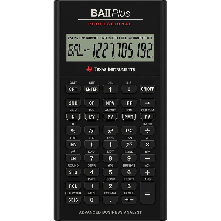 Image 725057.jpg, Product 725-057 / Price $79.99, Texas Instruments BA II Plus Professional Financial Calculator from Texas Instruments on TSC.ca's Home & Garden department