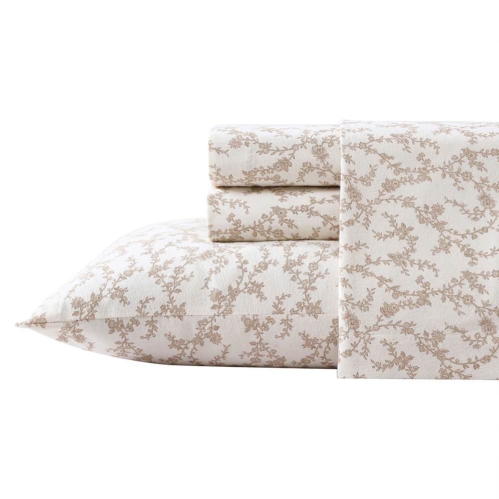 Laura Ashley Victoria Flannel Sheet Set - TSC.ca