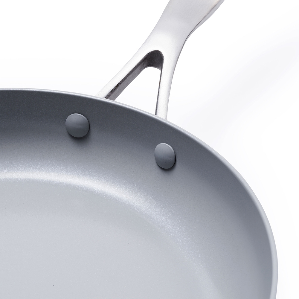 GreenPan Venice Pro 26-cm and 30-cm Stainless Steel Frying Pan Set