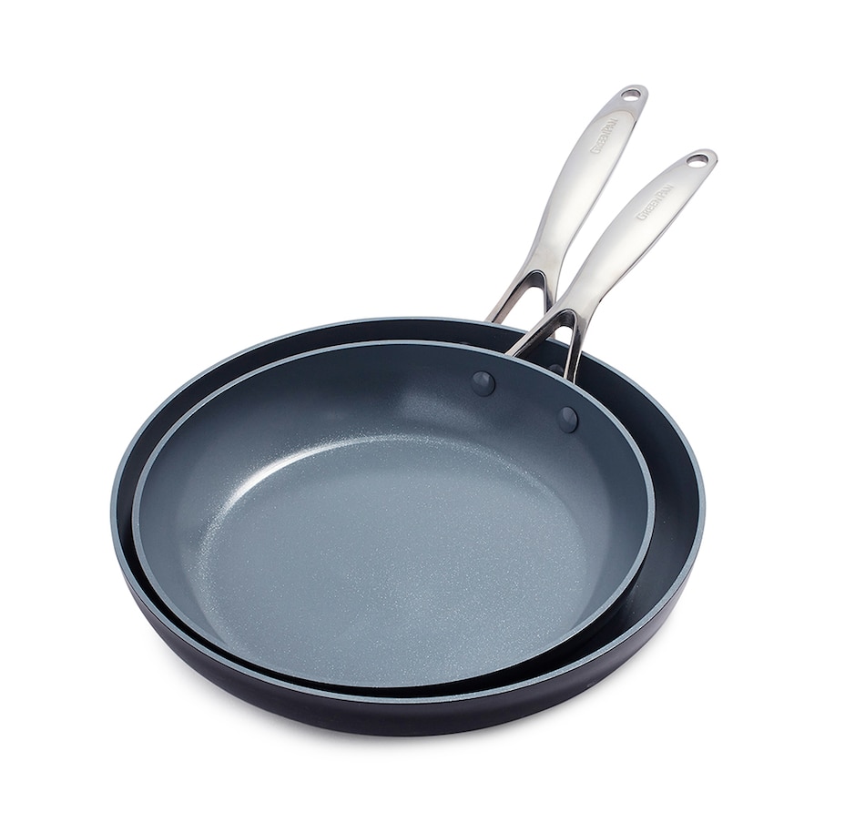 Image 725106.jpg, Product 725-106 / Price $119.99, GreenPan Valencia Pro Hard Anodized 26-cm and 30-cm Frying Pan Set from GreenPan on TSC.ca's Kitchen department