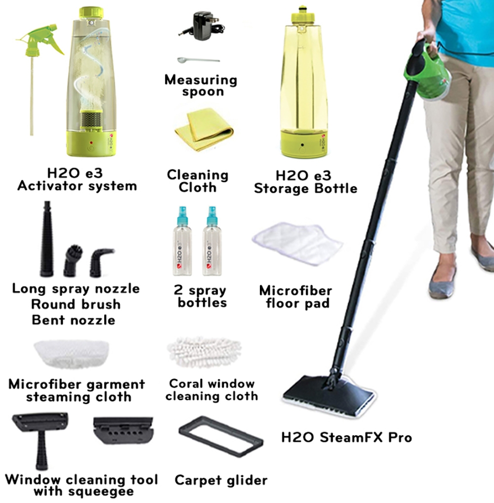 H20 Steamfx Pro Essential Cleaning Bundle - TSC.ca