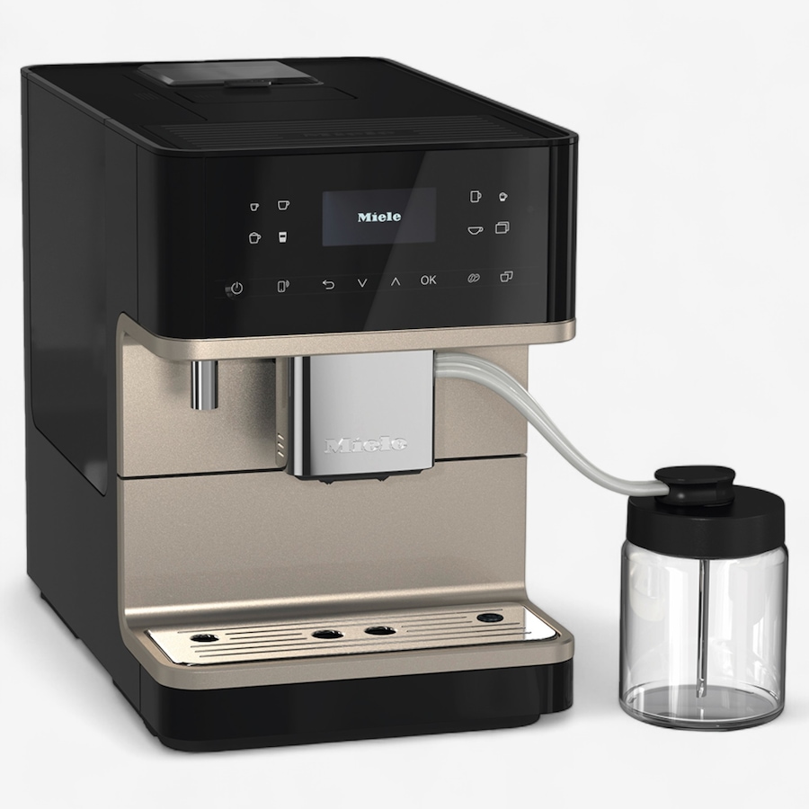 Image 725143.jpg, Product 725-143 / Price $2,999.99, Miele CM 6360 Milk Perfection Superautomatic Countertop Coffee Machine with Clean Steel Metallic Finish from Miele on TSC.ca's Kitchen department