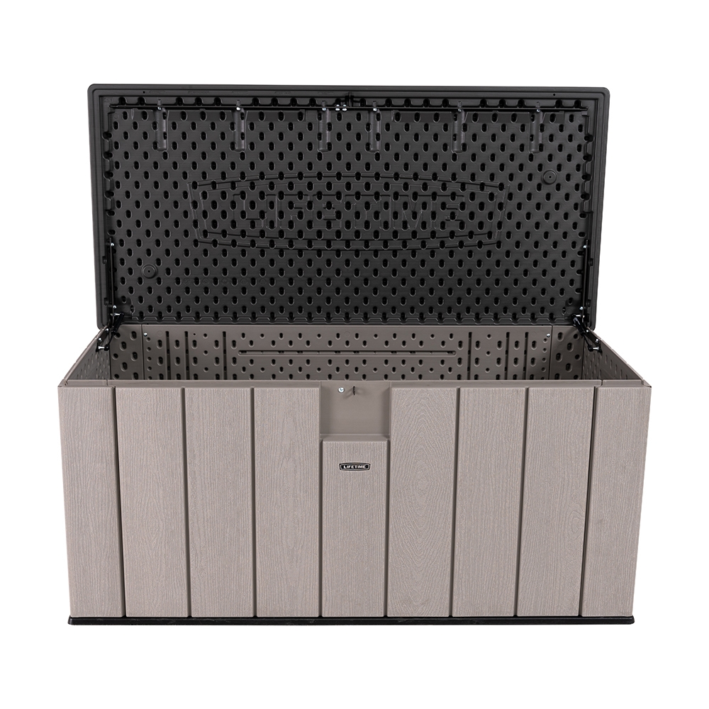 Lifetime 150-Gallon Storage Box with Rough-Cut Storm Dust - TSC.ca
