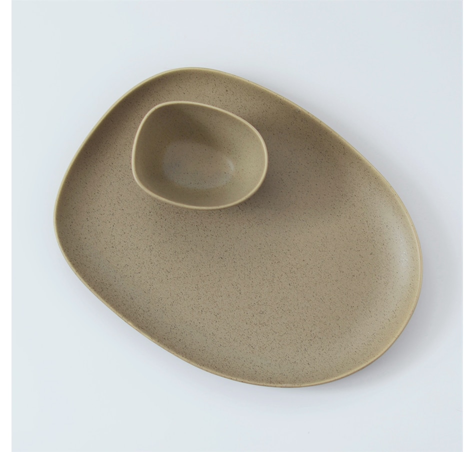 Image 725178_ALTMORE1.jpg, Product 725-178 / Price $30.99, Della Terra Serving Plate/Rectangular Platter with Bowl (service for 1) from Della Terra on TSC.ca's Kitchen department