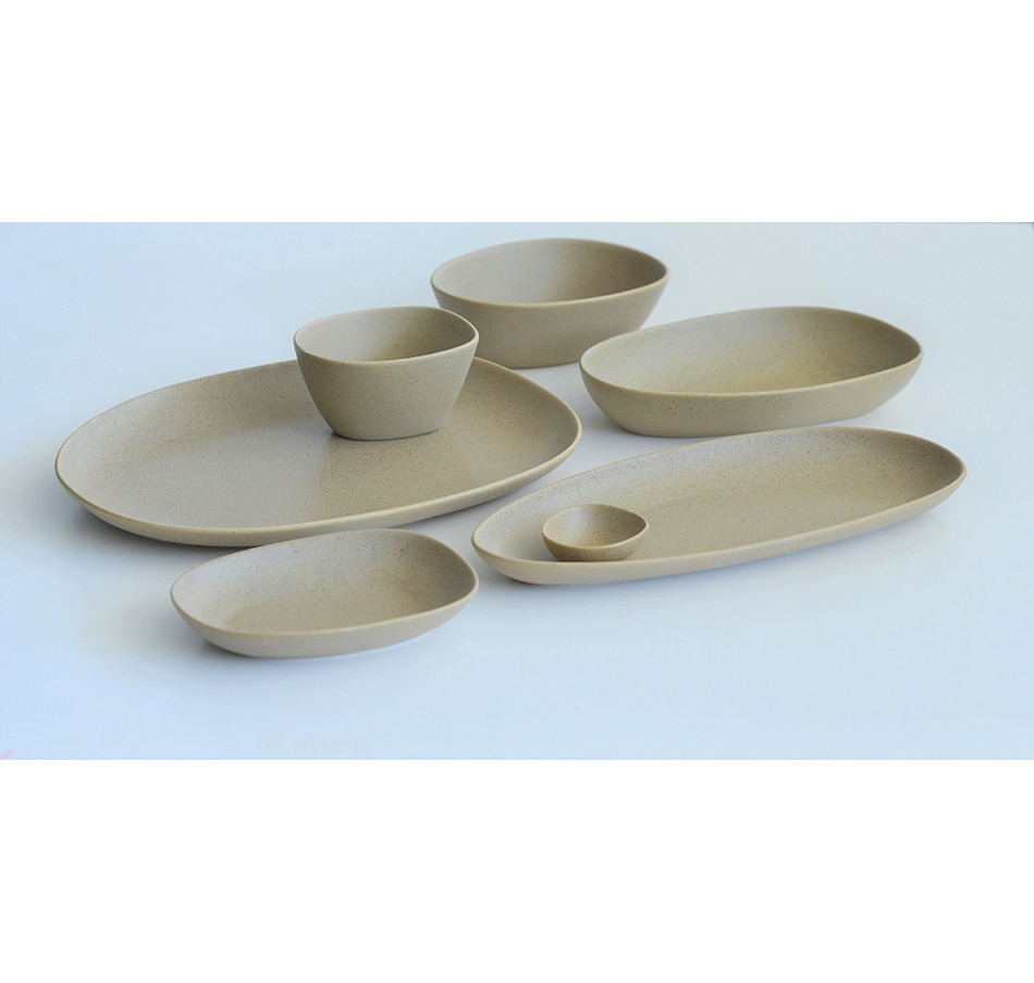 Image 725178_ALTMORE2.jpg, Product 725-178 / Price $30.99, Della Terra Serving Plate/Rectangular Platter with Bowl (service for 1) from Della Terra on TSC.ca's Kitchen department