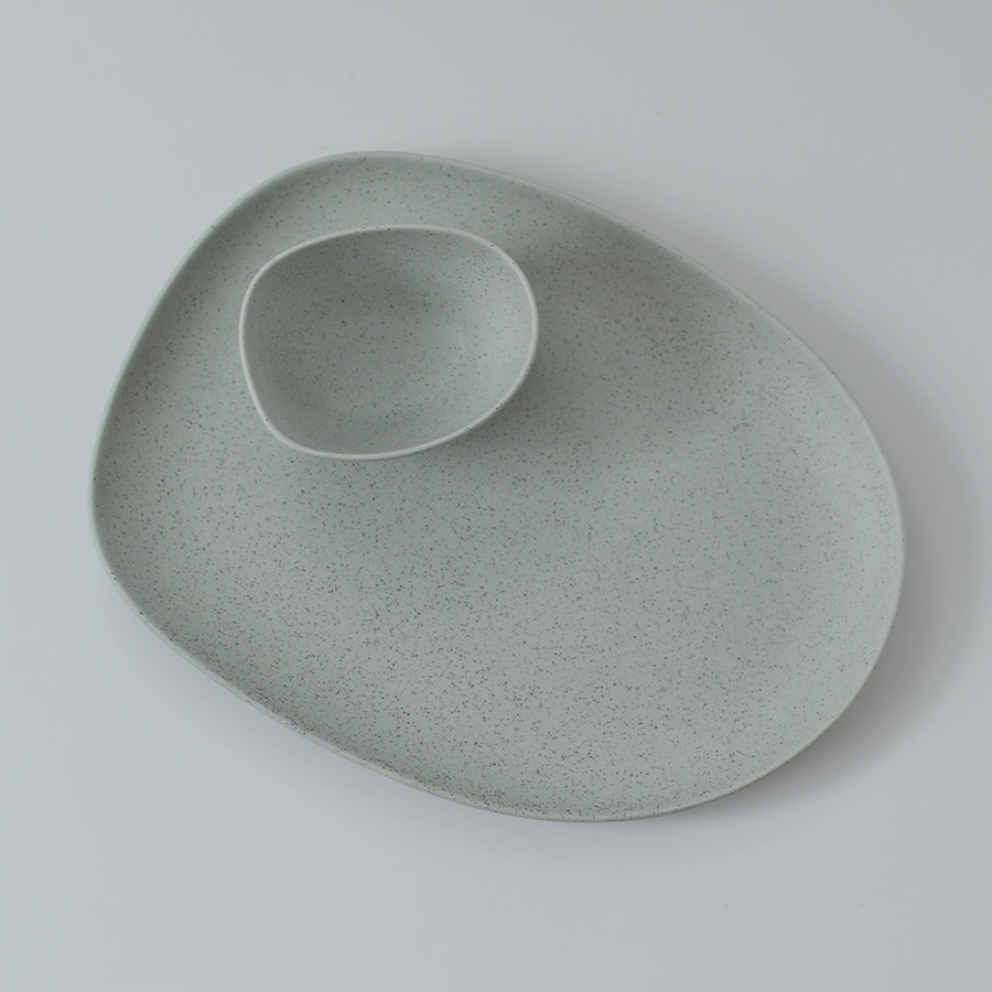 Image 725179_ALTMORE1.jpg, Product 725-179 / Price $30.99, Della Terra Serving Plate/Rectangular Platter with Bowl (service for 1) from Della Terra on TSC.ca's Kitchen department