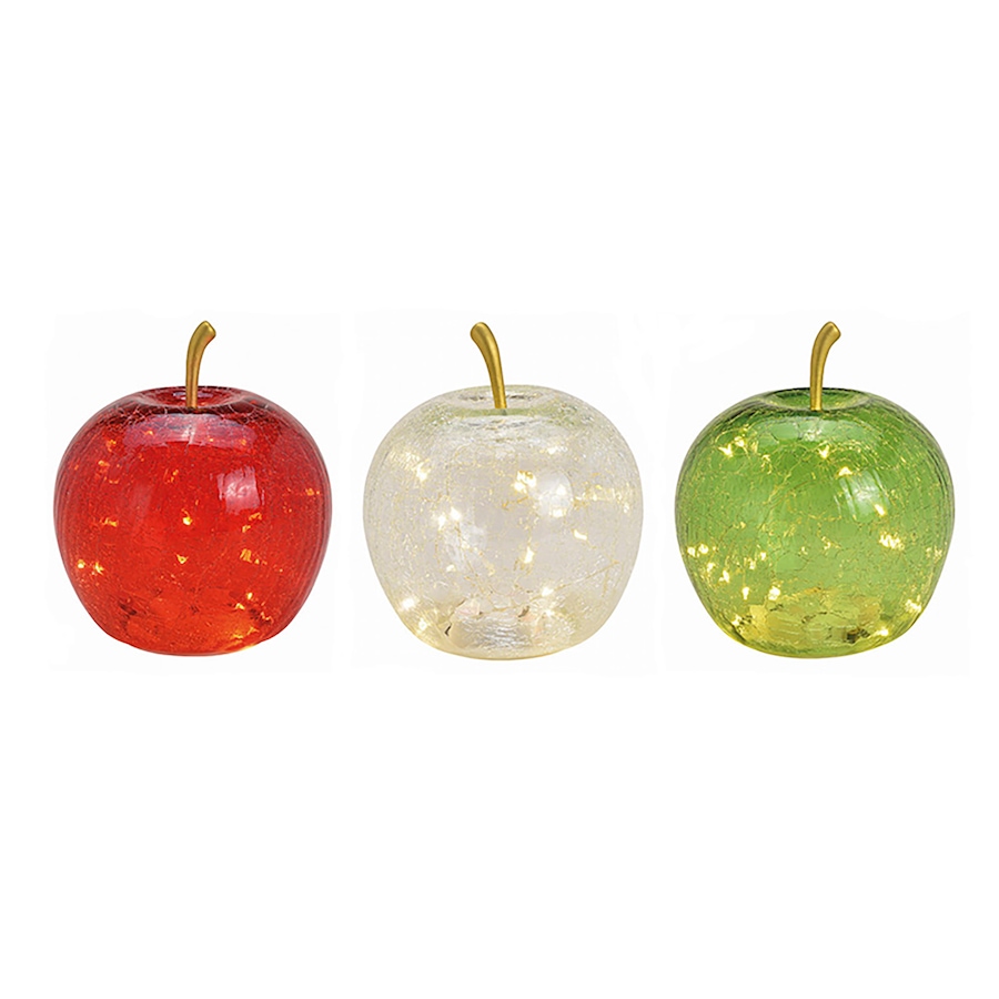 Image 725191.jpg, Product 725-191 / Price $59.99, Koppers Home Assorted LED Apples (pack of 3) from Koppers on TSC.ca's Home & Garden department