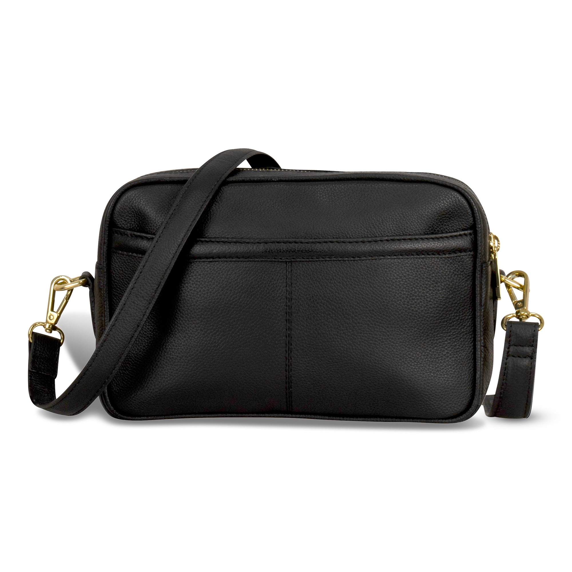 Champs Gala Collection Leather Double-Zip Shoulder Bag - TSC.ca