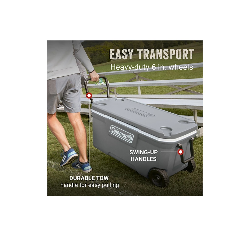 Image 725279_ALTMORE6.jpg, Product 725-279 / Price $199.99, Coleman 100-Quart Wheeled Cooler from Coleman on TSC.ca's Health & Fitness department