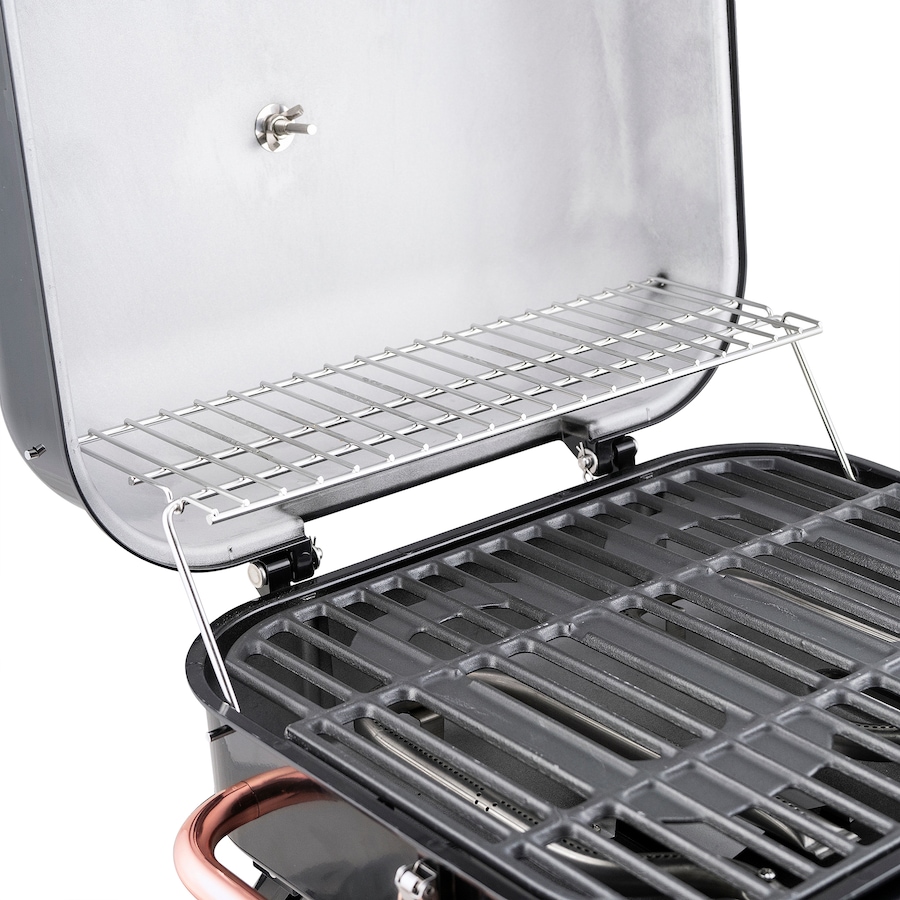 Image 725281_ALTMORE4.jpg, Product 725-281 / Price $329.99, Kenmore Two-Burner Retro Tabletop Gas Grill (black/copper) from Kenmore on TSC.ca's Home & Garden department