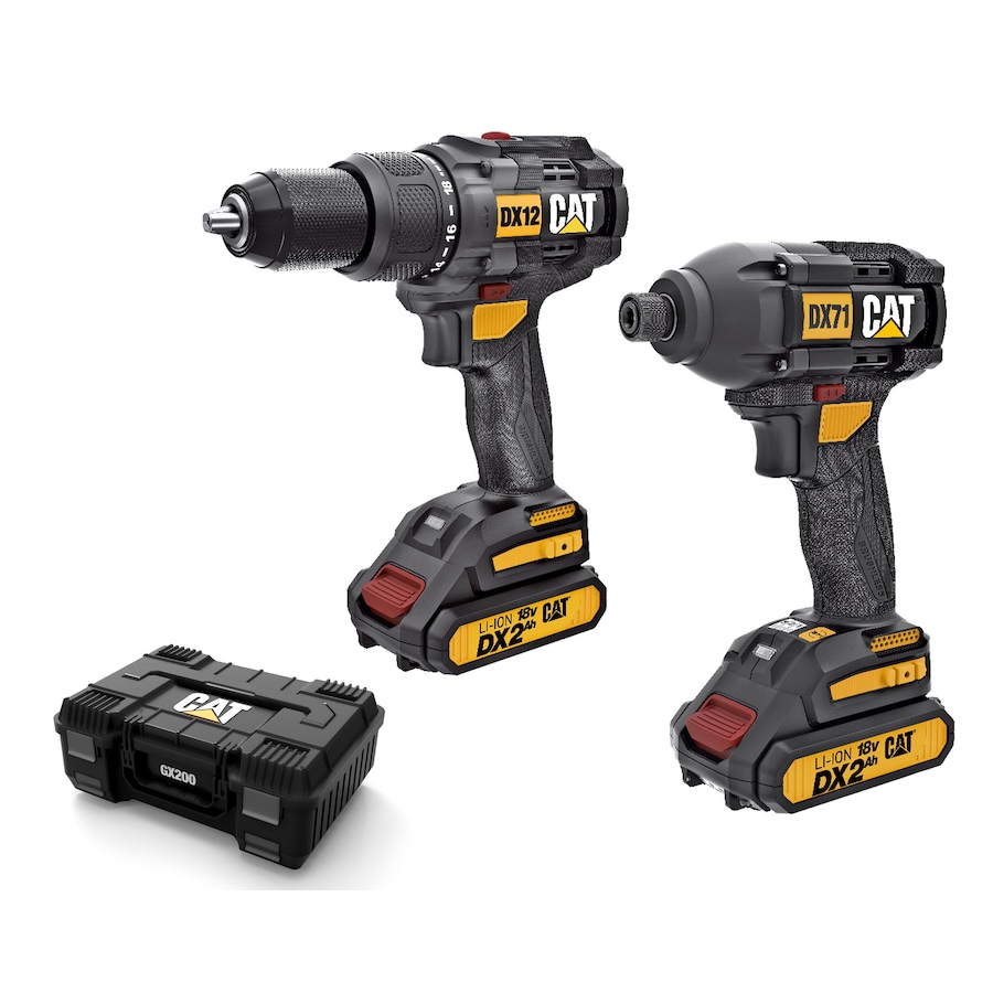 Image 725301.jpg, Product 725-301 / Price $249.99, CAT 18V Brushless Hammer Drill and Impact Driver Kit from CAT on TSC.ca's Home & Garden department