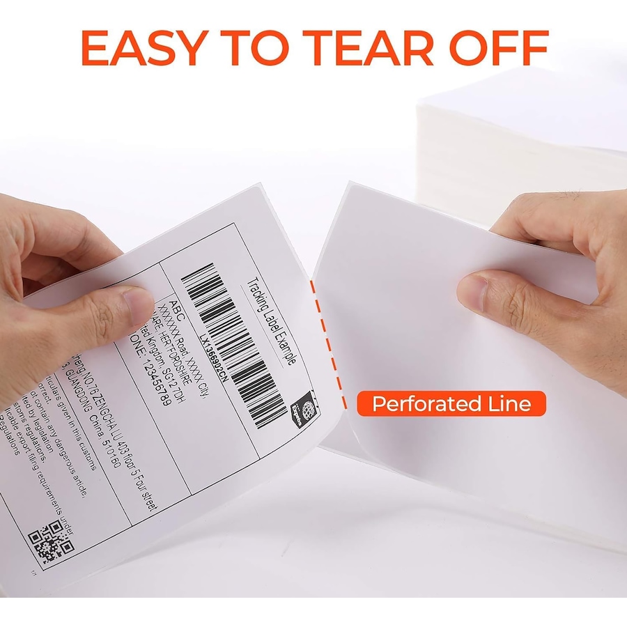 Image 725389_ALTMORE2.jpg, Product 725-389 / Price $35.99, MUNBYN Thermal Labels (4" x 6", white, 1 roll, 500 sheets) from MUNBYN on TSC.ca's Electronics department