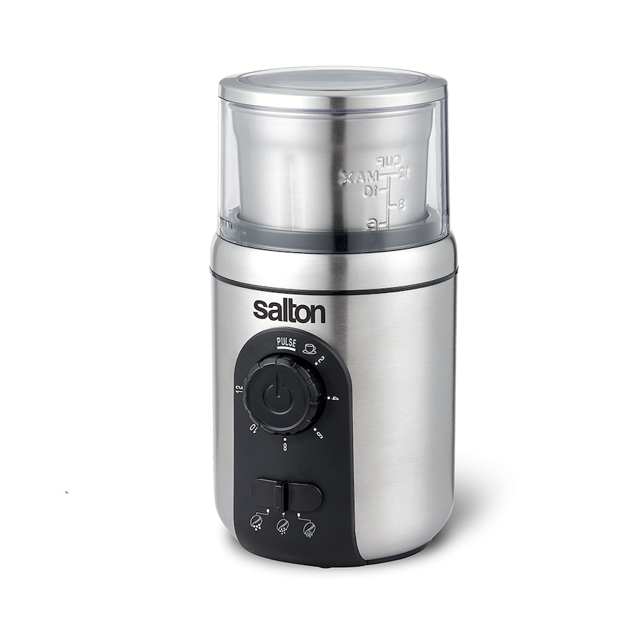 Image 725415.jpg, Product 725-415 / Price $49.99, Salton 12-Cup Stainless-Steel Smart Coffee Grinder from Salton on TSC.ca's Kitchen department