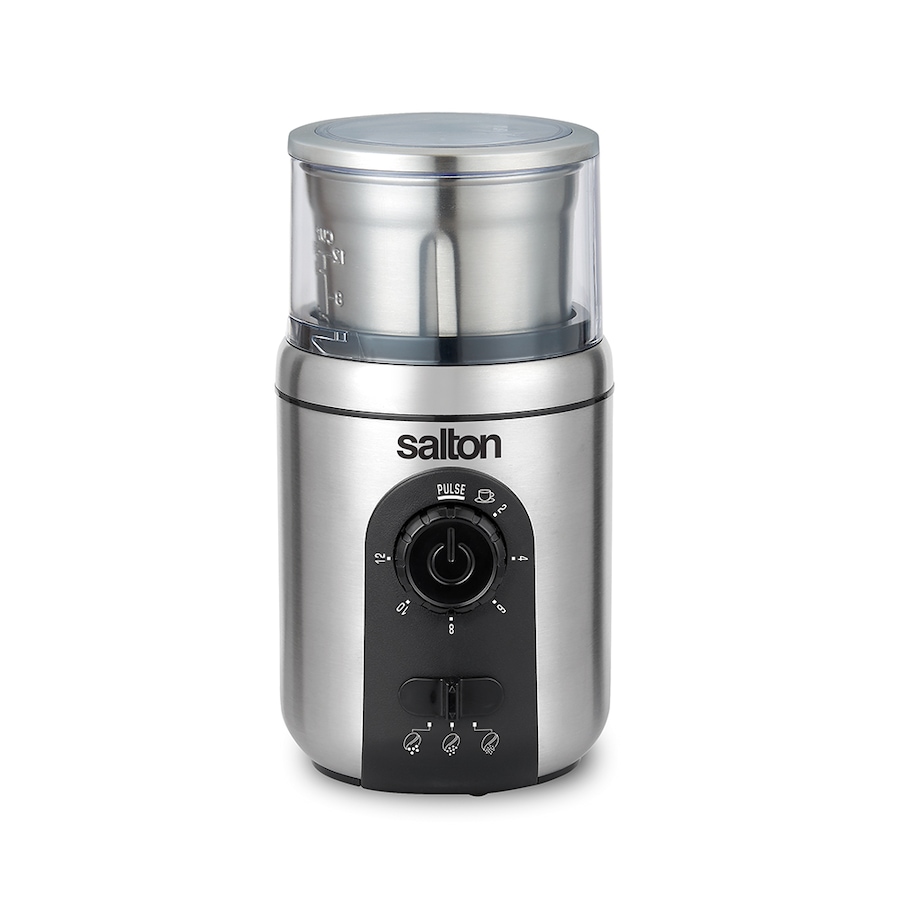Image 725415_ALTMORE1.jpg, Product 725-415 / Price $49.99, Salton 12-Cup Stainless-Steel Smart Coffee Grinder from Salton on TSC.ca's Kitchen department