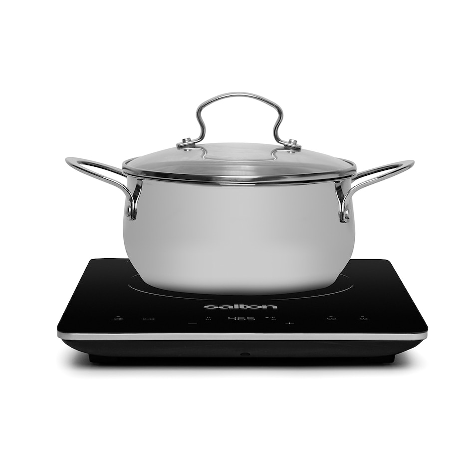 Image 725426_ALTMORE3.jpg, Product 725-426 / Price $99.99, Salton Slim Induction Cooktop from Salton on TSC.ca's Health & Fitness department