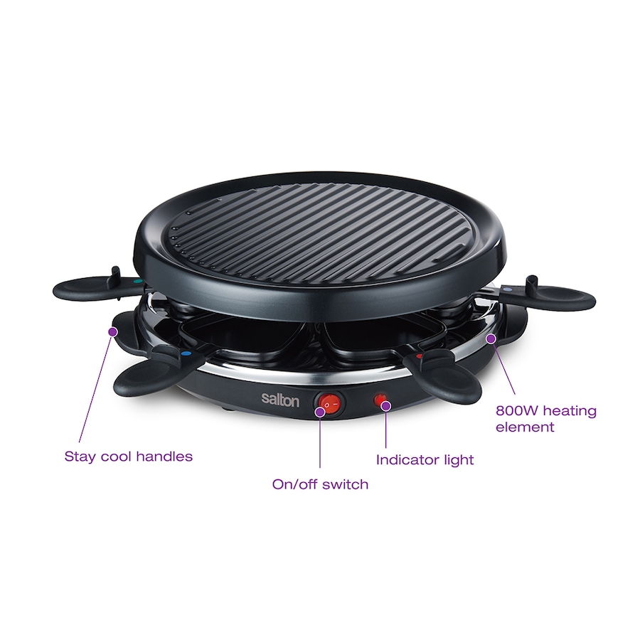 Image 725436_ALTMORE2.jpg, Product 725-436 / Price $59.99, Salton 6-Person Party Grill and Raclette from Salton on TSC.ca's Kitchen department