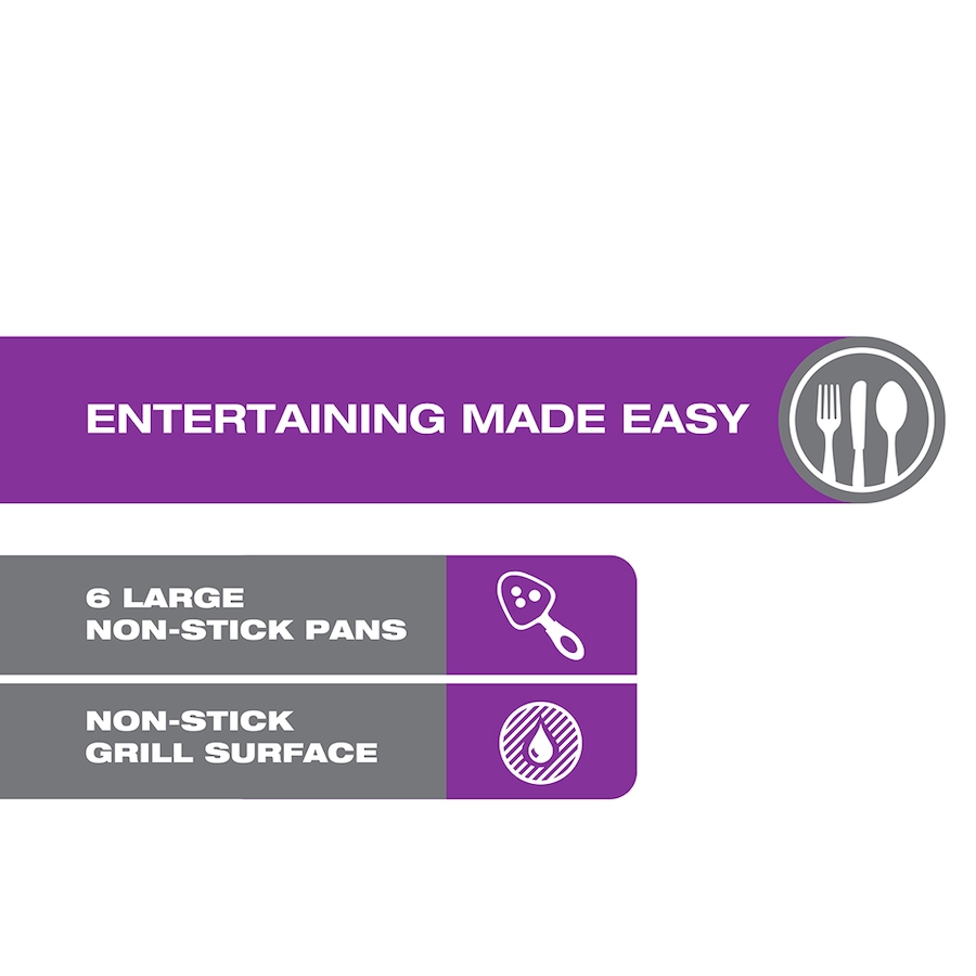 Image 725436_ALTMORE5.jpg, Product 725-436 / Price $59.99, Salton 6-Person Party Grill and Raclette from Salton on TSC.ca's Kitchen department