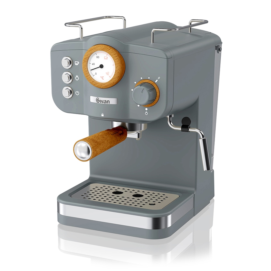 Image 725439_GRY.jpg, Product 725-439 / Price $229.99, Swan Nordic Pump Espresso Coffee Machine from Salton on TSC.ca's Kitchen department