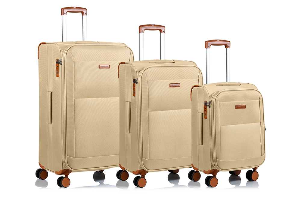 Champs Luggage Classic Collection 3-Piece Soft-Side Spinner