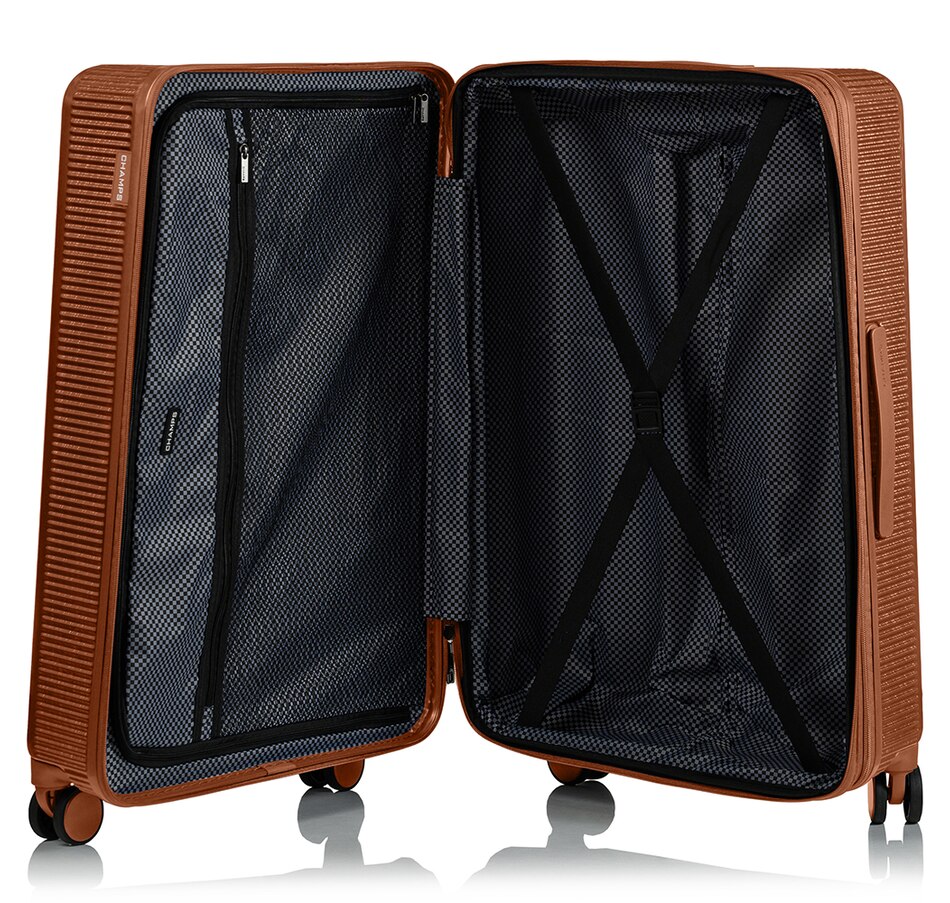 Image 725473_ALTMORE11.jpg, Product 725-473 / Price $559.99, Champs Luggage Iconic II Collection 3-Piece Hard-Side Spinner Expandable Luggage Set from Champs on TSC.ca's Home & Garden department