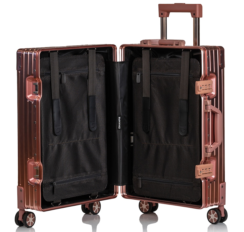 Image 725476_ALTMORE20.jpg, Product 725-476 / Price $349.99, Champs Luggage Elite Collection Hard-Side Spinner Carry-On Luggage from Champs on TSC.ca's Home & Garden department