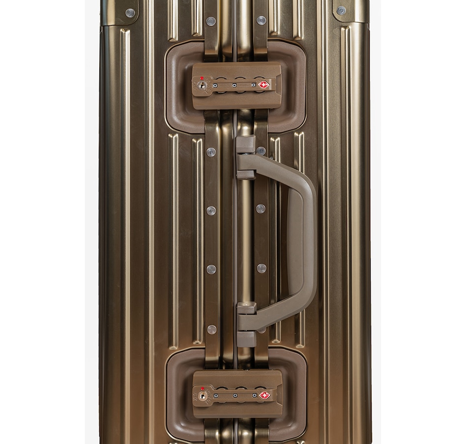 Image 725476_ALTMORE26.jpg, Product 725-476 / Price $349.99, Champs Luggage Elite Collection Hard-Side Spinner Carry-On Luggage from Champs on TSC.ca's Home & Garden department