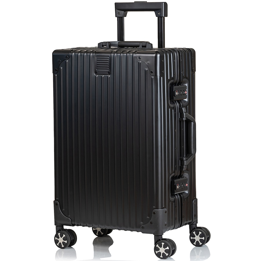 Image 725476_BLK.jpg, Product 725-476 / Price $349.99, Champs Luggage Elite Collection Hard-Side Spinner Carry-On Luggage from Champs on TSC.ca's Home & Garden department