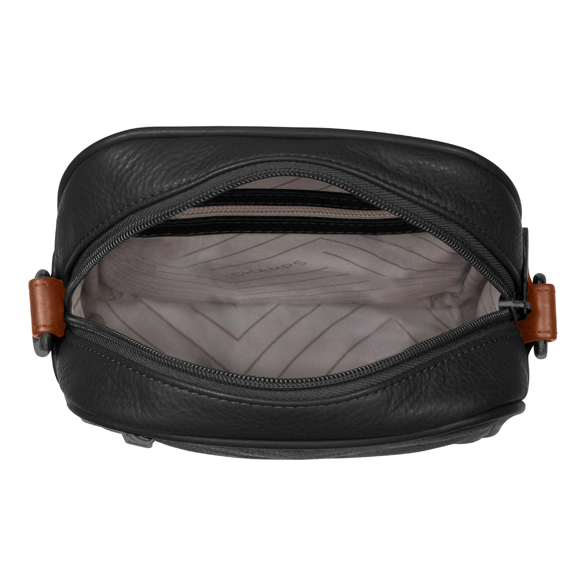 Champs Onyx Leather Vertical Crossbody Bag - TSC.ca