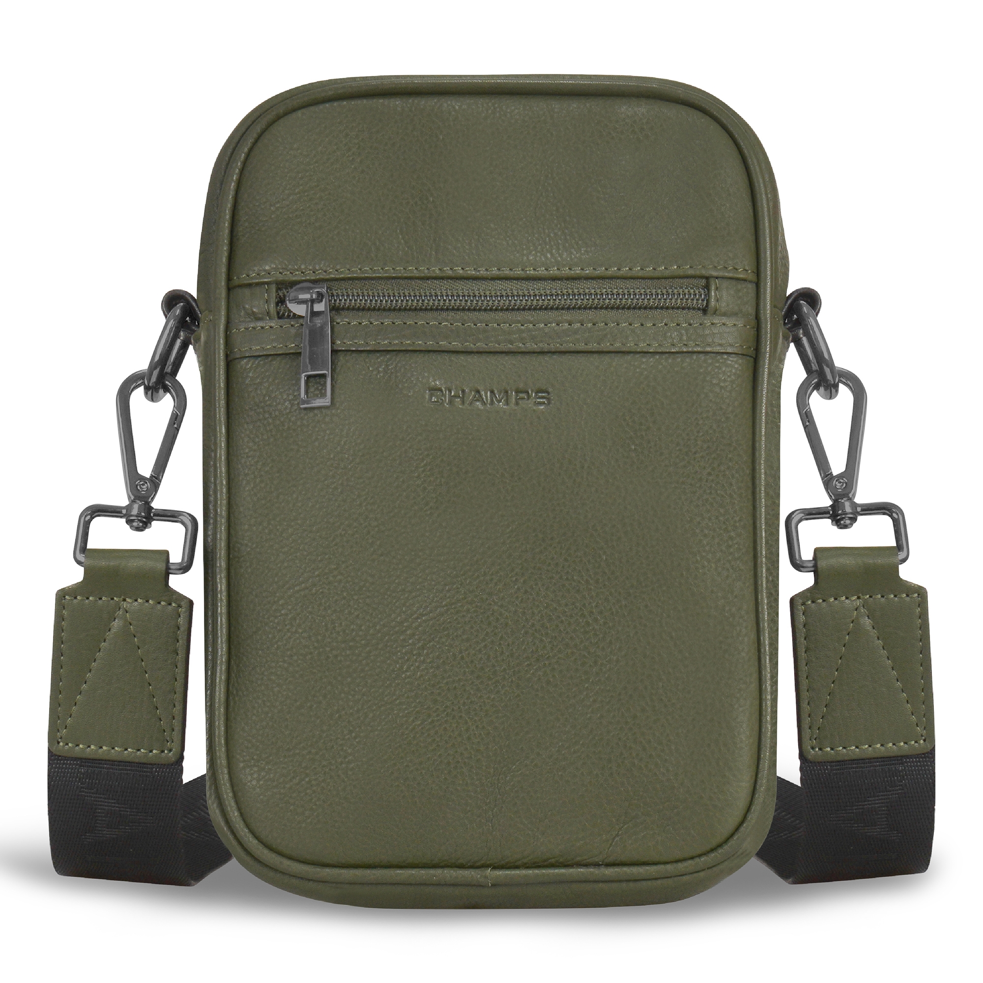 Champs Onyx Leather Vertical Crossbody Bag - TSC.ca
