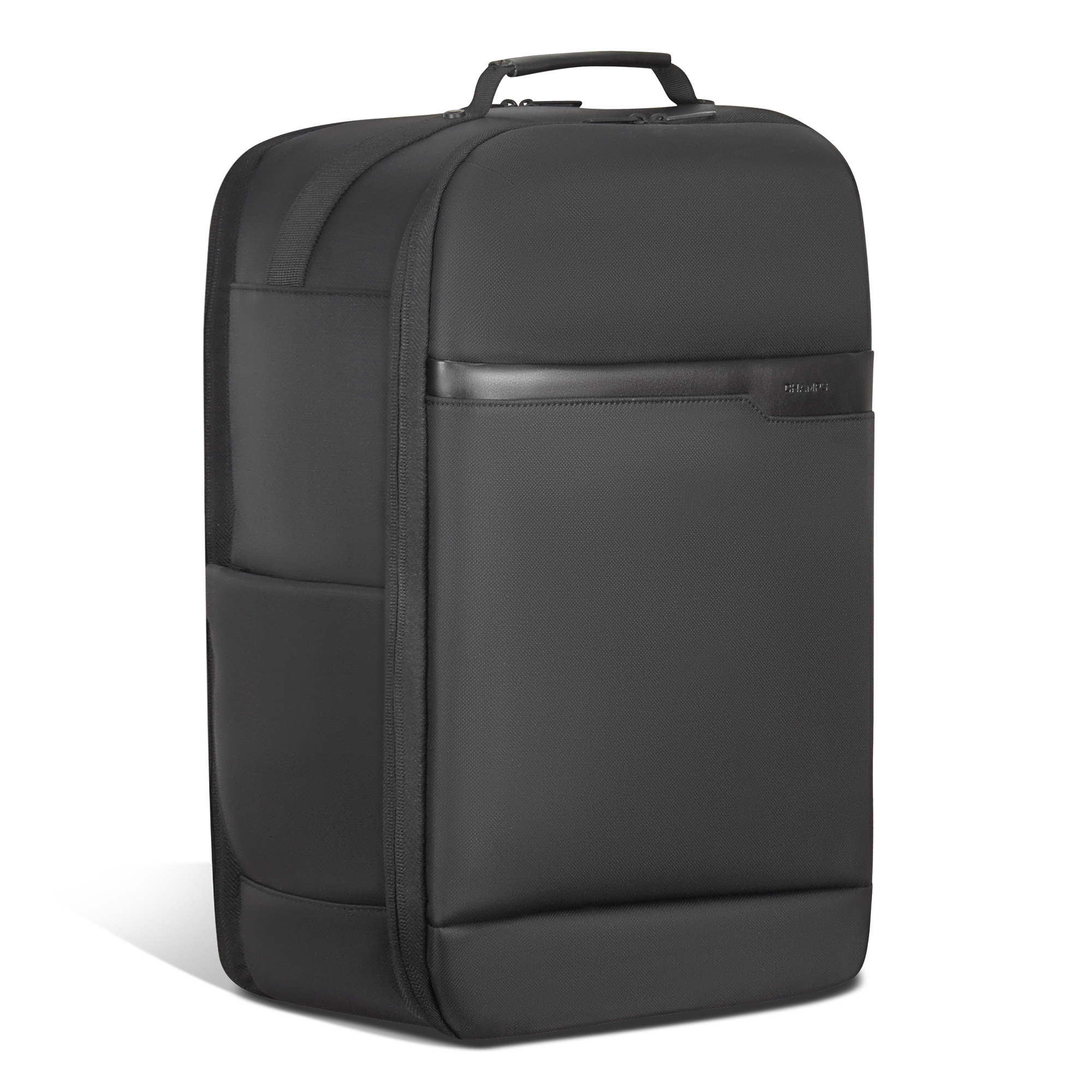 Champs Onyx Travel Backpack with Laptop Sleeve and USB-C Charging