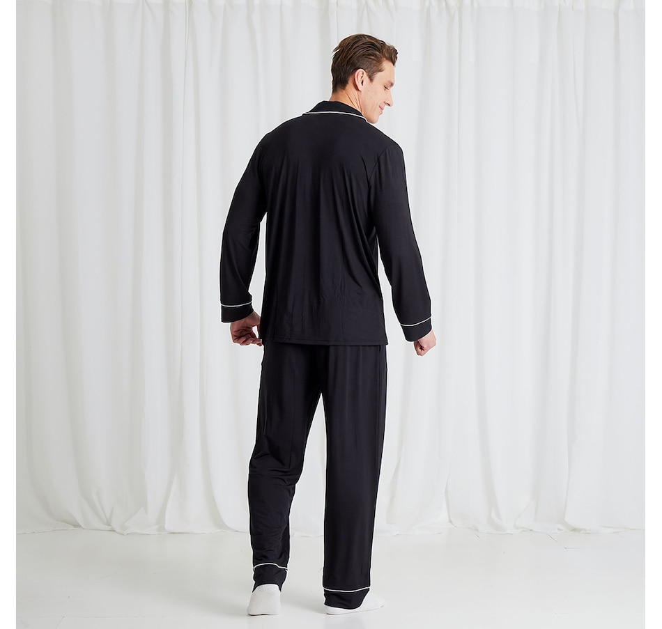 Bamboo cotton night suit for man men's sleepwear bamboo pyjama for men