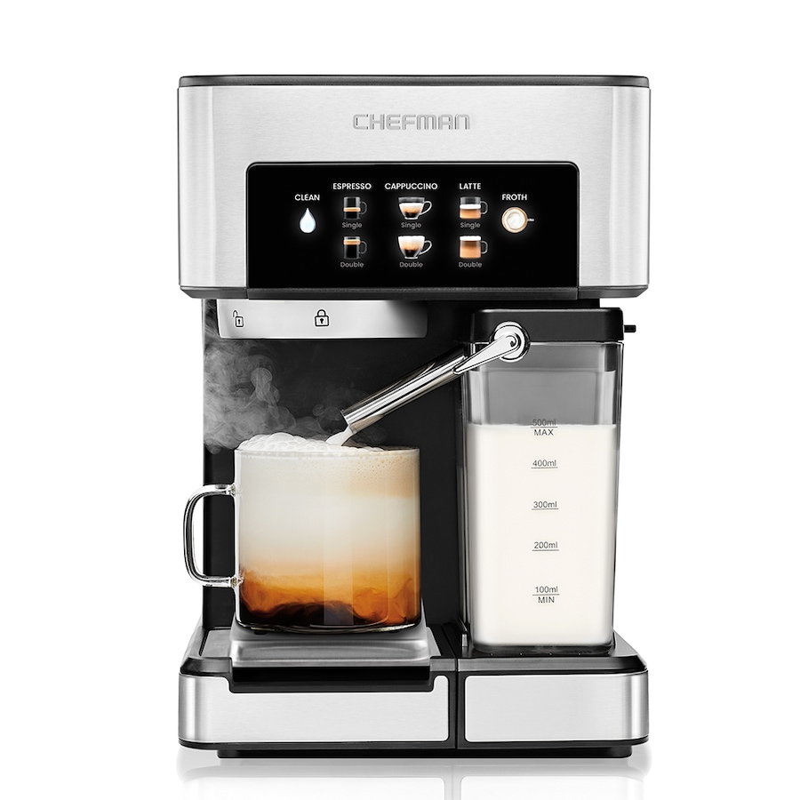 Image 725509.jpg, Product 725-509 / Price $219.99, Chefman Digital Touch 6-in-1 Espresso, Cappuccino and Latte Maker from Chefman on TSC.ca's Kitchen department