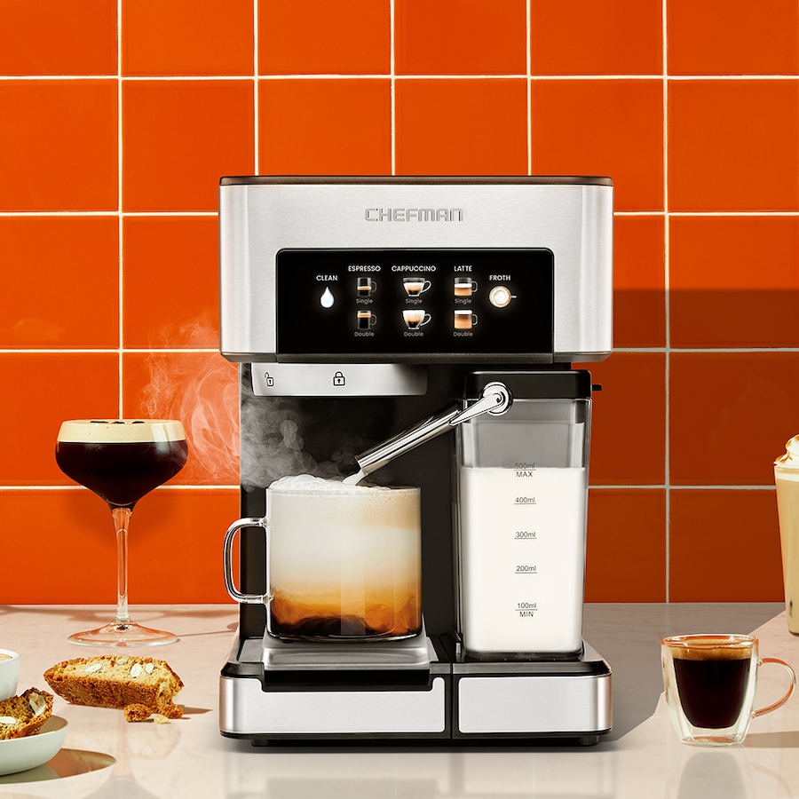 Image 725509_ALTMORE3.jpg, Product 725-509 / Price $219.99, Chefman Digital Touch 6-in-1 Espresso, Cappuccino and Latte Maker from Chefman on TSC.ca's Kitchen department