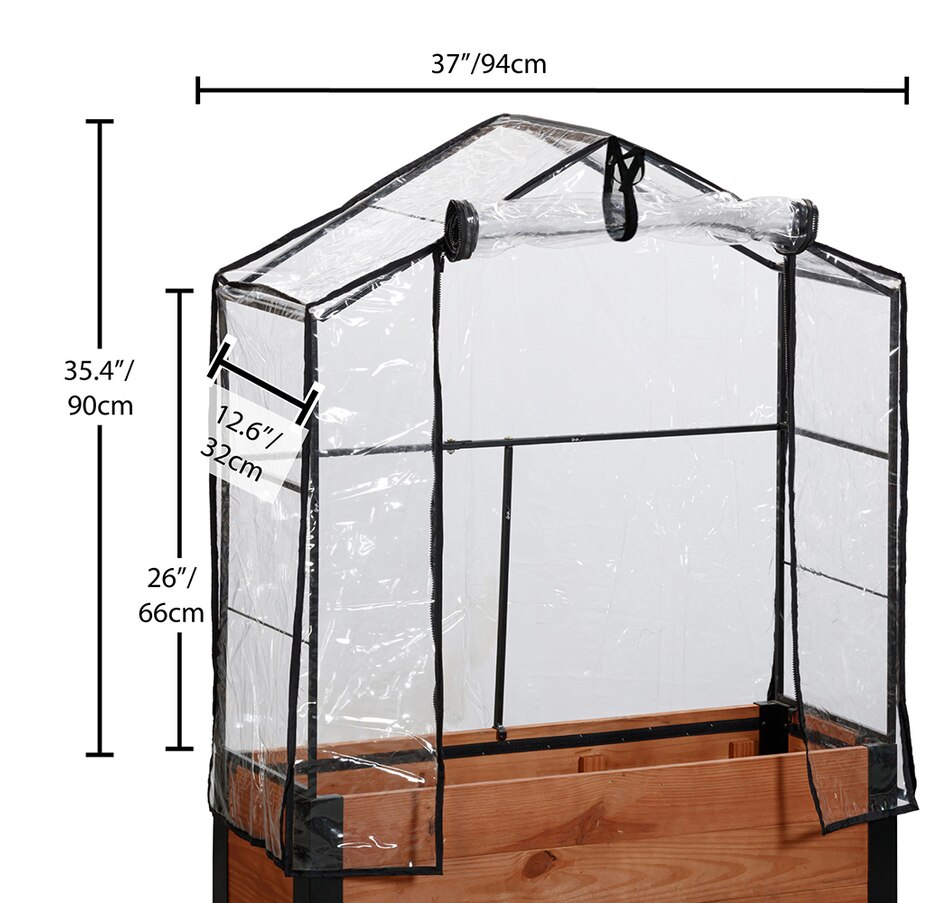Image 725516_ALTMORE4.jpg, Product 725-516 / Price $79.99, Grapevine Greenhouse Kit for Rectangular Planters from Grapevine on TSC.ca's Home & Garden department