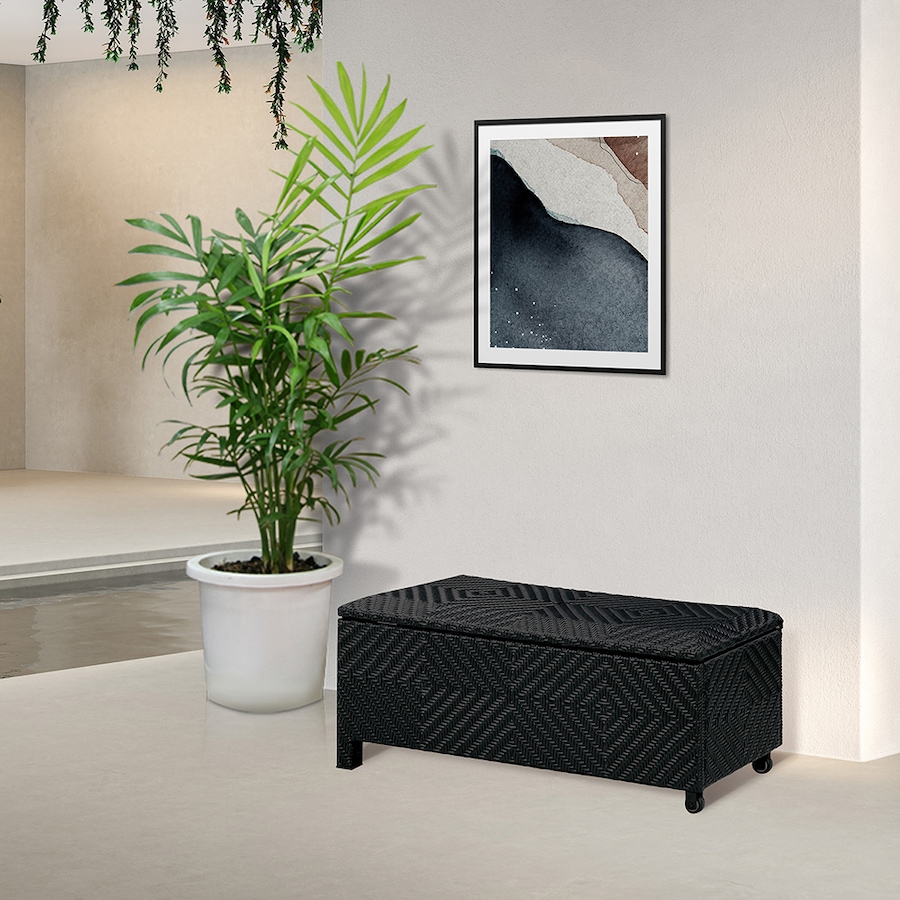 Image 725522_ALTMORE1.jpg, Product 725-522 / Price $269.99, Patioflare Padded Handwoven Wicker Deck Box/Bench (60 gallons) from Patioflare on TSC.ca's Home & Garden department