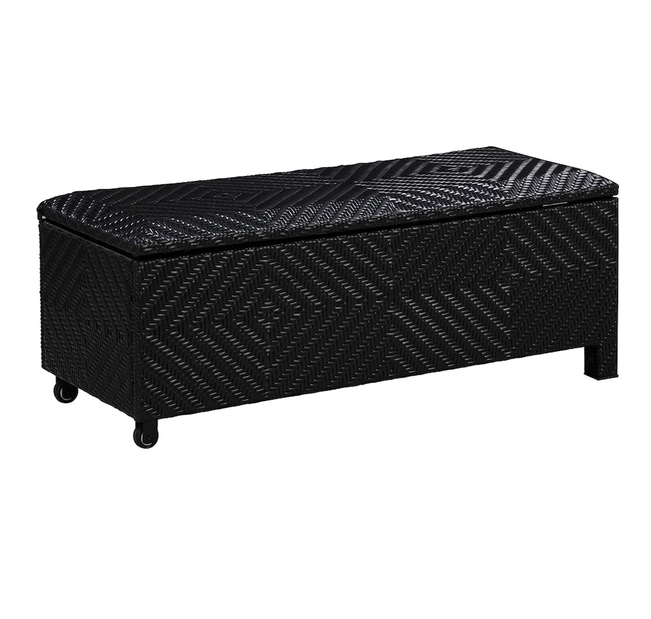 Image 725522_ALTMORE4.jpg, Product 725-522 / Price $269.99, Patioflare Padded Handwoven Wicker Deck Box/Bench (60 gallons) from Patioflare on TSC.ca's Home & Garden department