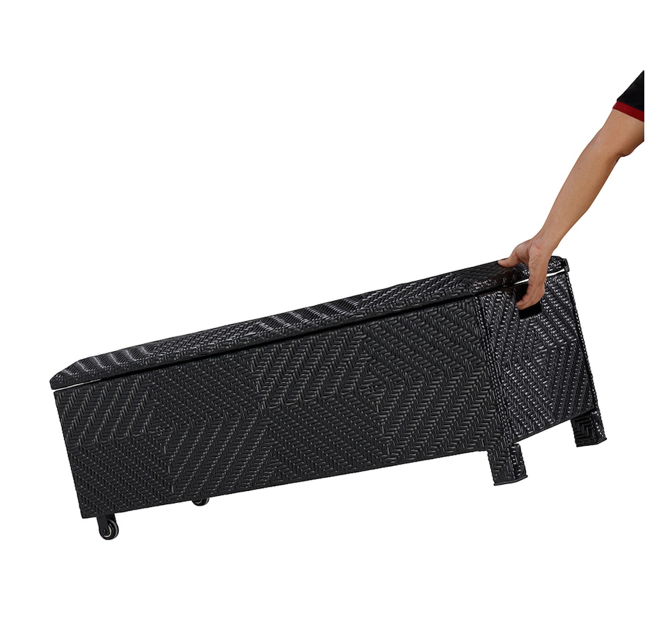 Image 725522_ALTMORE5.jpg, Product 725-522 / Price $269.99, Patioflare Padded Handwoven Wicker Deck Box/Bench (60 gallons) from Patioflare on TSC.ca's Home & Garden department