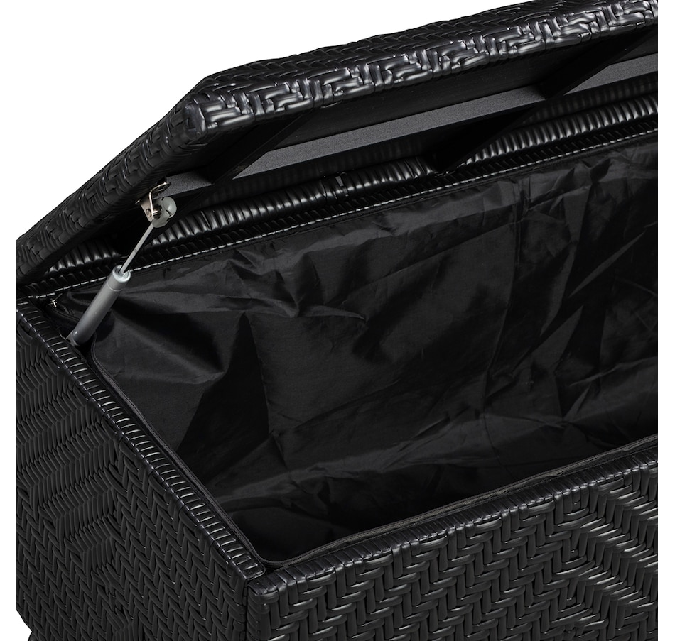 Image 725522_ALTMORE6.jpg, Product 725-522 / Price $269.99, Patioflare Padded Handwoven Wicker Deck Box/Bench (60 gallons) from Patioflare on TSC.ca's Home & Garden department
