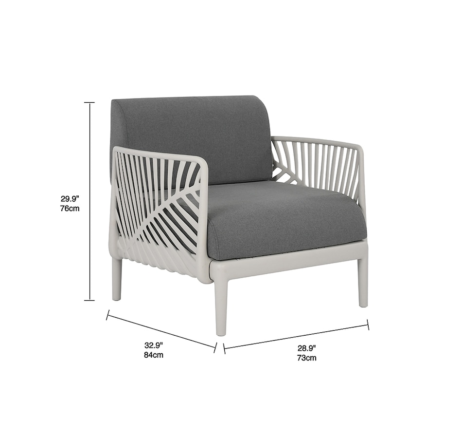 Image 725523_ALTMORE4.jpg, Product 725-523 / Price $389.99, Patioflare Beautiful World Collection GRS Recycled Plastic Leaf Modular Armchair from Patioflare on TSC.ca's Home & Garden department
