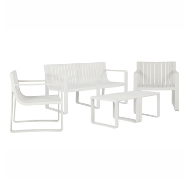 Patioflare Beautiful World Collection Recycled Plastic Pioneer Conversation Set