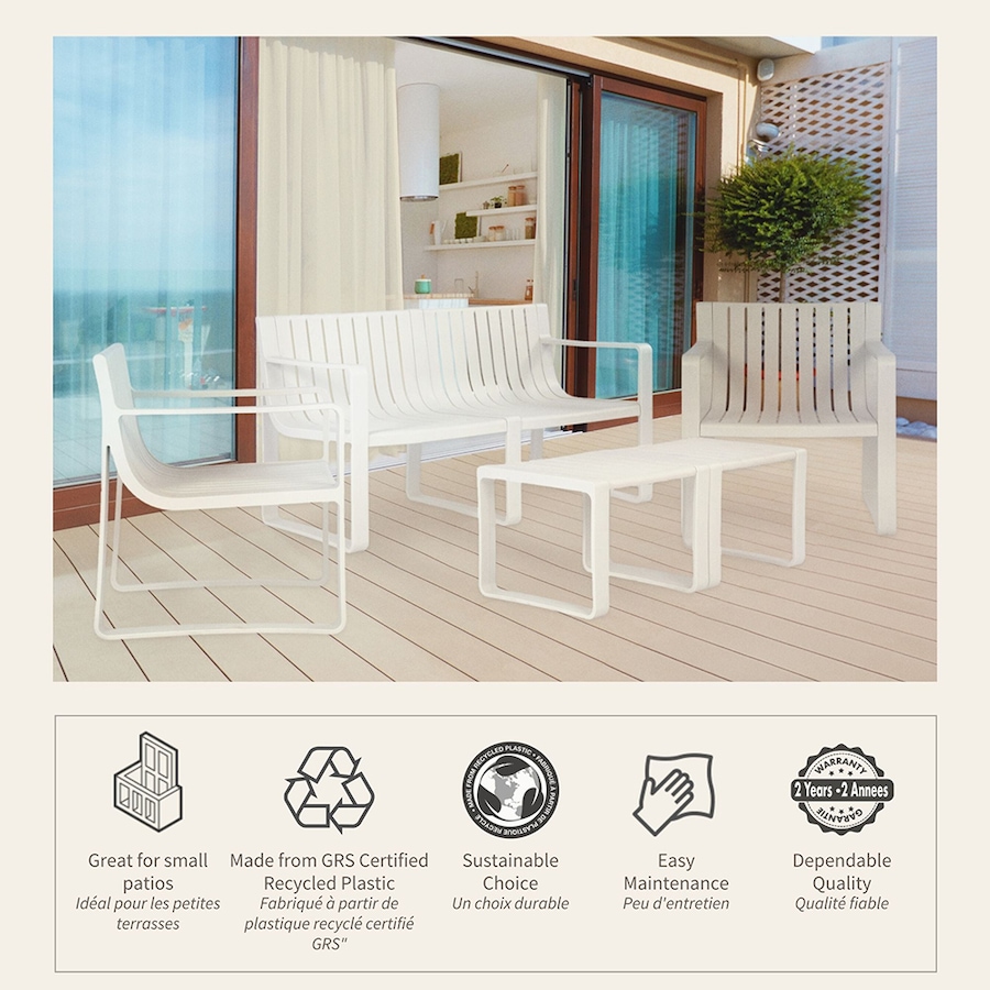 Image 725525_ALTMORE5.jpg, Product 725-525 / Price $799.99, Patioflare Beautiful World Collection Recycled Plastic Pioneer Conversation Set from Patioflare on TSC.ca's Home & Garden department