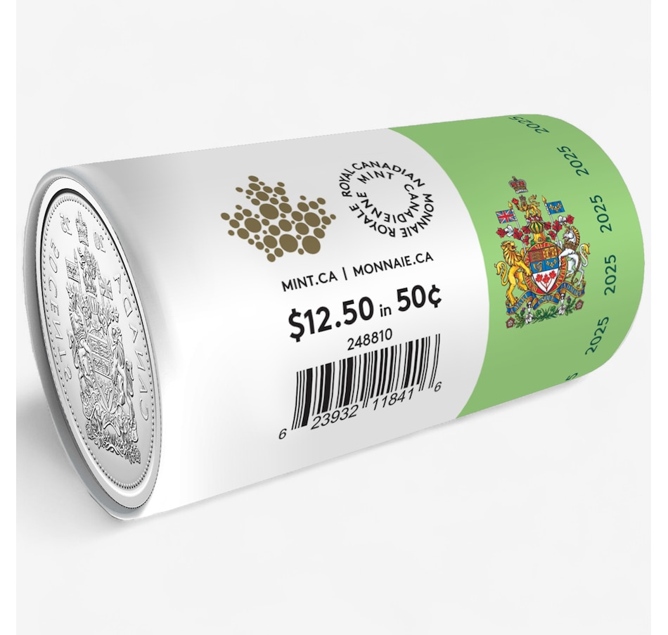 Image 725570_ALTMORE10.jpg, Product 725-570 / Price $249.95, Complete 2025 Uncirculated First Strike Roll Set, including Half-Dollars from Royal Canadian Mint (RCM) on TSC.ca's Coins department