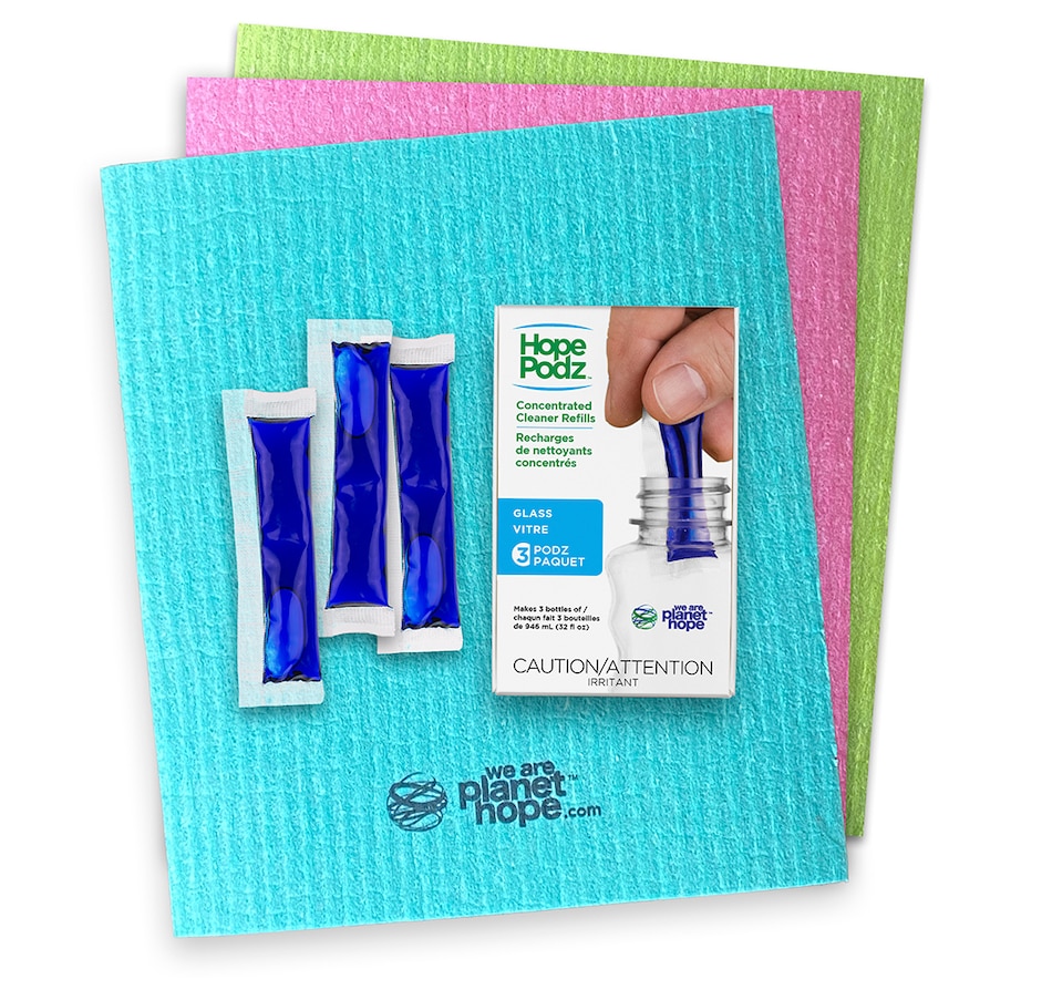 Image 725606.jpg, Product 725-606 / Price $27.00, HopePodz Glass 3 Podz and Hopetowelz (3-Pack) from HopePodz & Truearth on TSC.ca's Home & Garden department