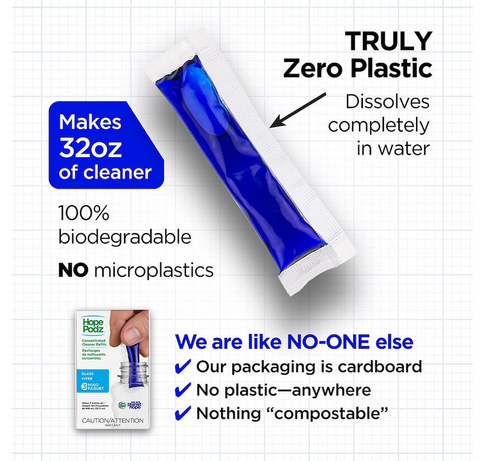 Image 725606_ALTMORE1.jpg, Product 725-606 / Price $27.00, HopePodz Glass 3 Podz and Hopetowelz (3-Pack) from HopePodz & Truearth on TSC.ca's Home & Garden department