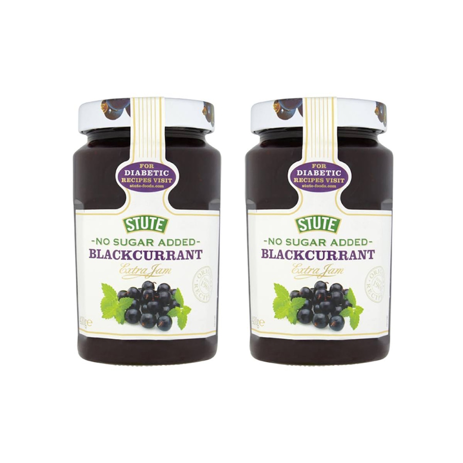 Image 725631.jpg, Product 725-631 / Price $32.99, Stute No-Sugar-Added Blackcurrant Extra Jam 430g (2-Pack) from Dolce & Gourmando on TSC.ca's Kitchen department